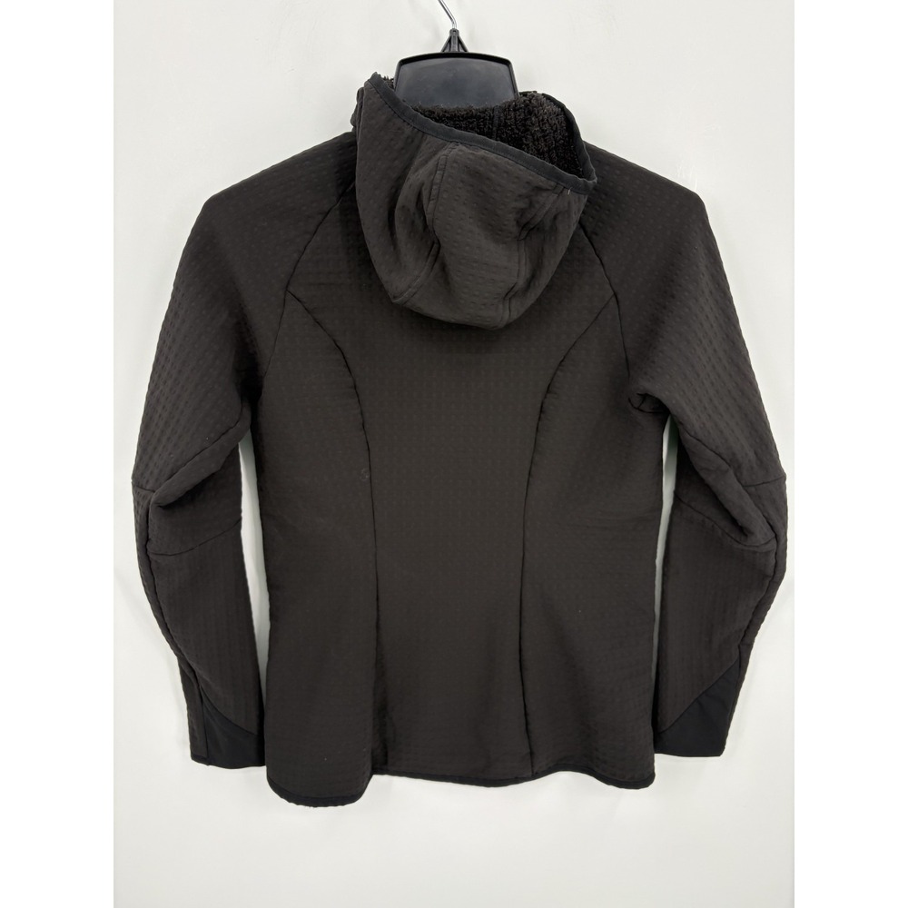PATAGONIA Women's R2 TechFace Black Hoody Softshell Jacket Zip Up, Size Small - Picture 7 of 8